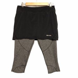 Marmot Skirted Cropped Capri Leggings Medium